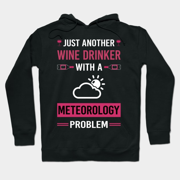 Wine Drinker Meteorology Meteorologist Hoodie by Good Day